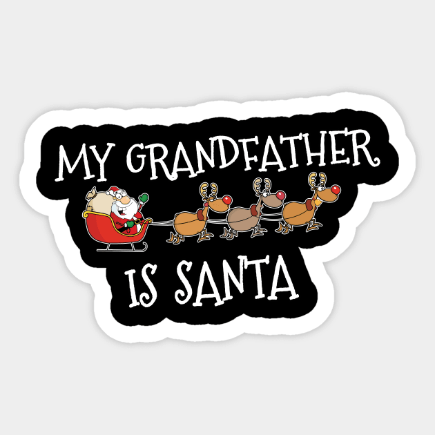 Matching family Christmas outfit Grandfather Sticker by JamesBosh